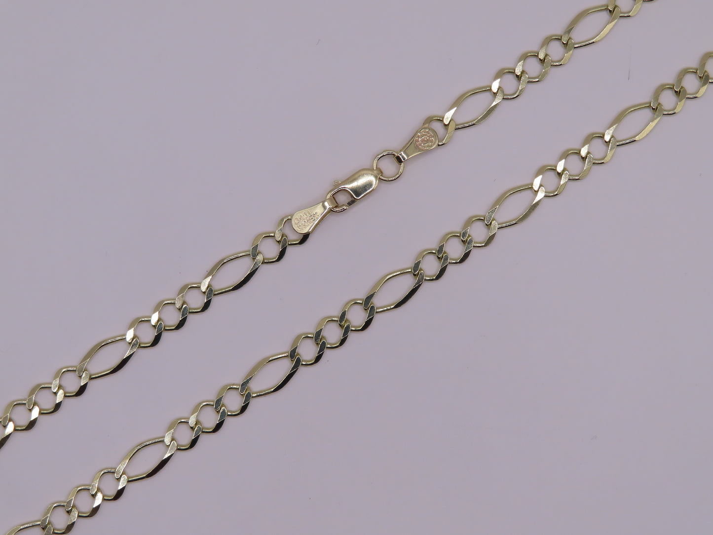 10k GOLD FIGARO CHAIN 26in/6mm (13.60)