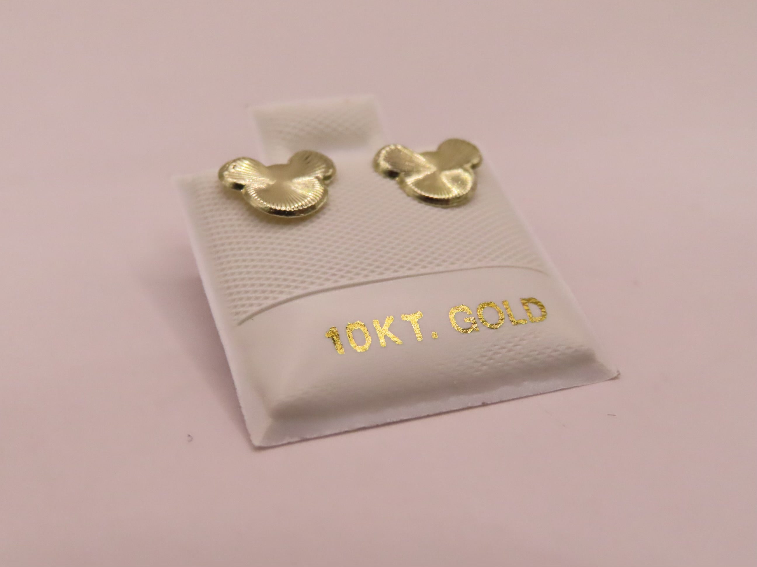10k Gold Mickey earrings