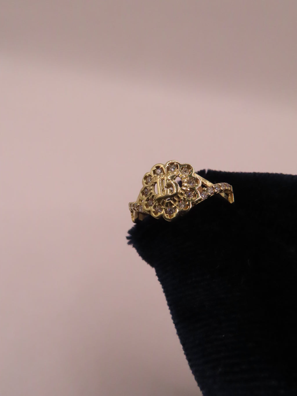 10k gold XV RING