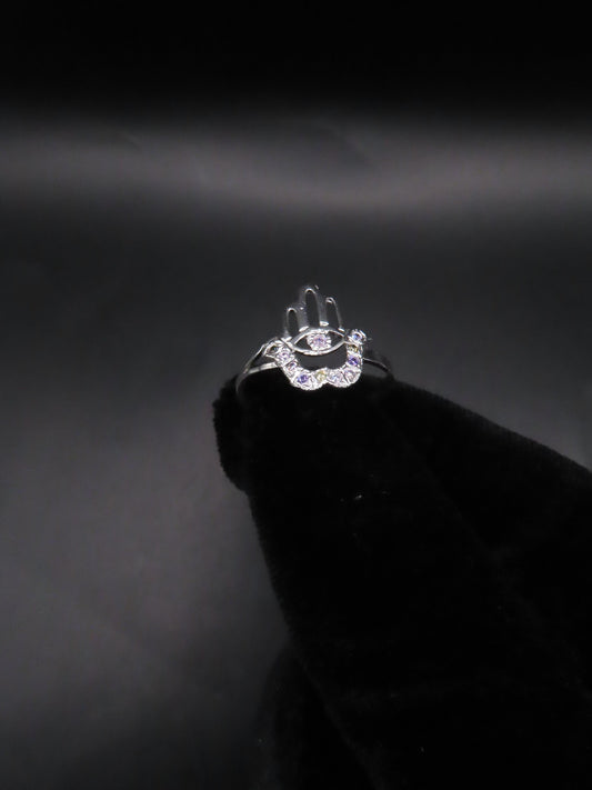 925 silver hamsa ring