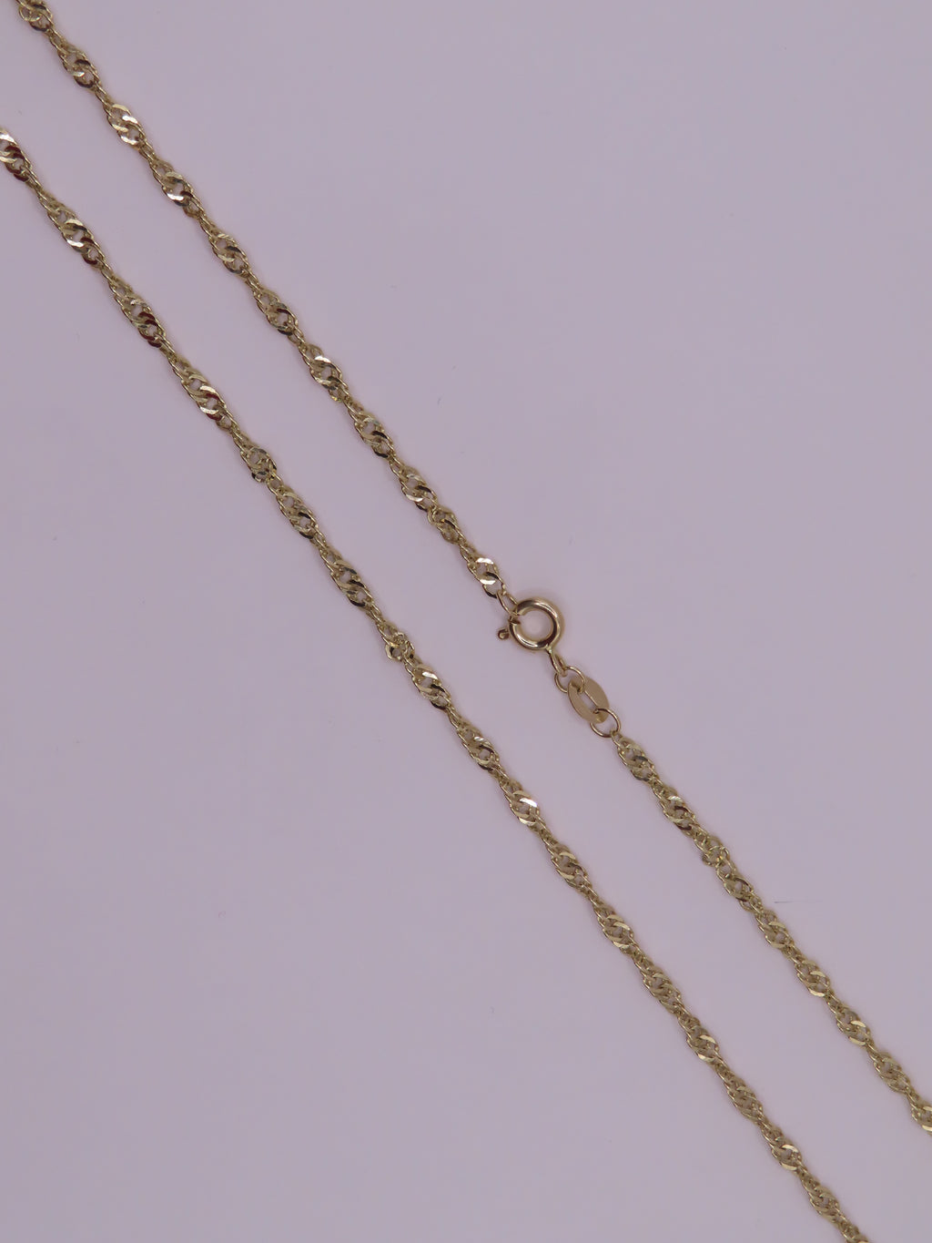 10 k GOLD Singapore Chain 16in/2mm (2.09g)