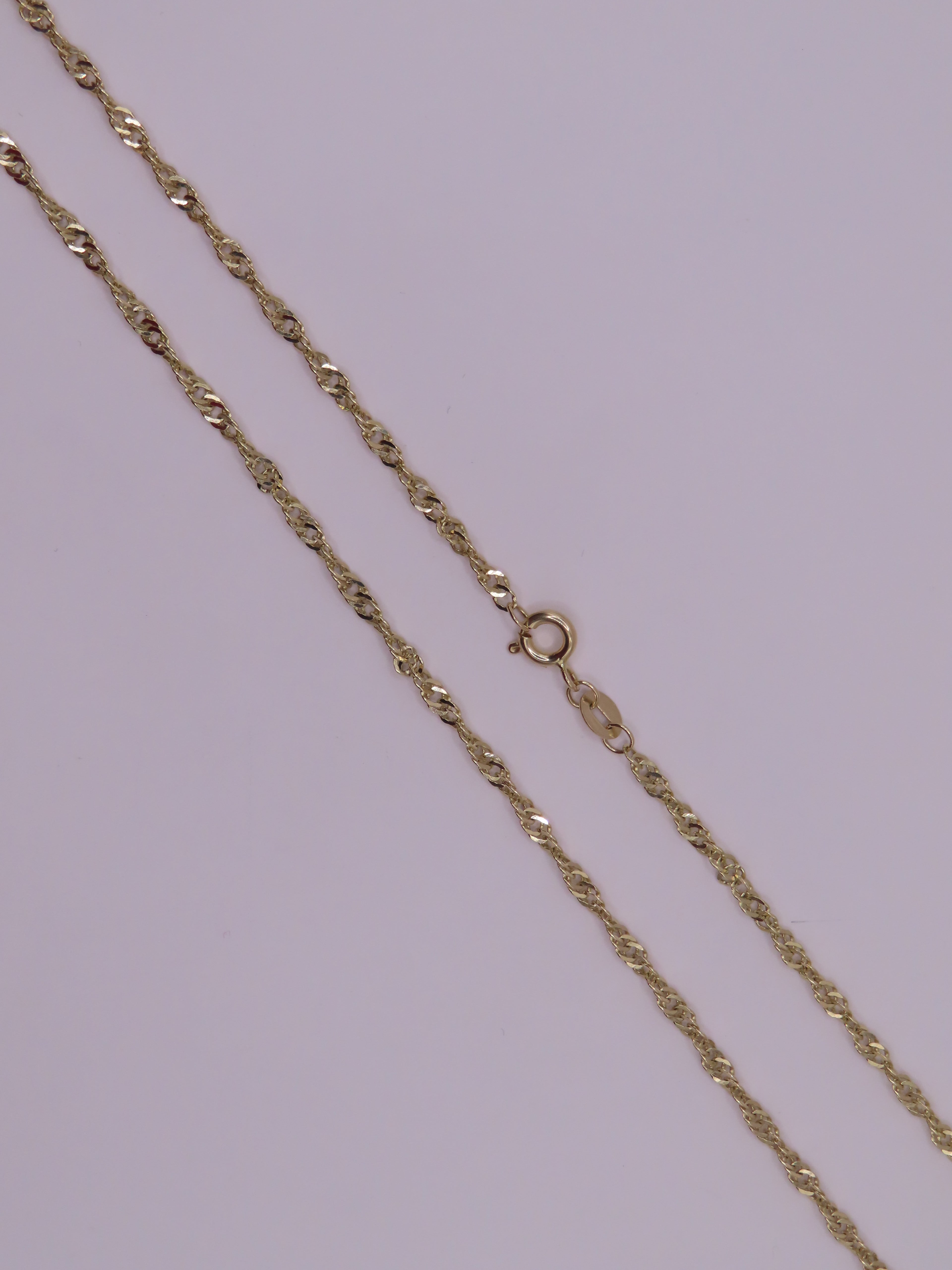 10 k GOLD Singapore Chain 16in/2mm (2.09g)