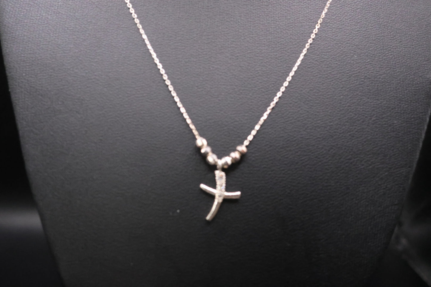 Mini cross necklace 925 silver
