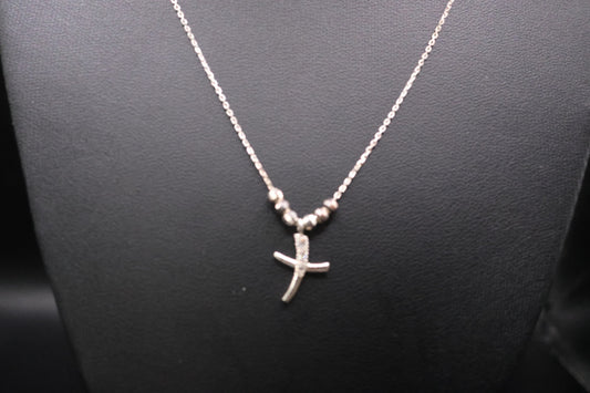 Mini cross necklace 925 silver