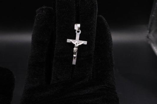 Mini cross pendant 925 silver