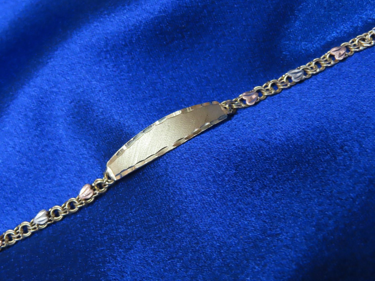 Baby 10k gold bracelet 5.7in