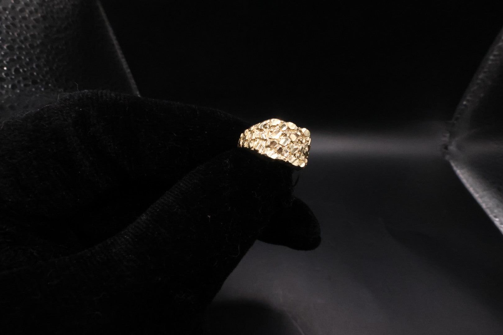 Mini nugget Ring 14k gold