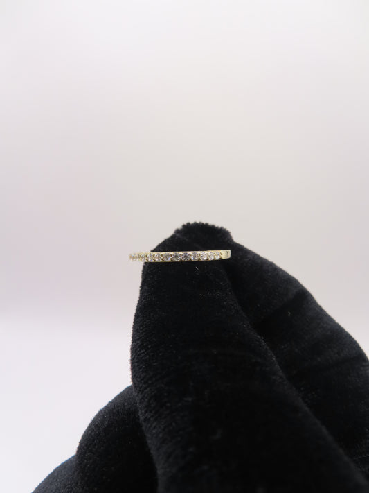 10K GOLD CHANNEL RING size 7.5
