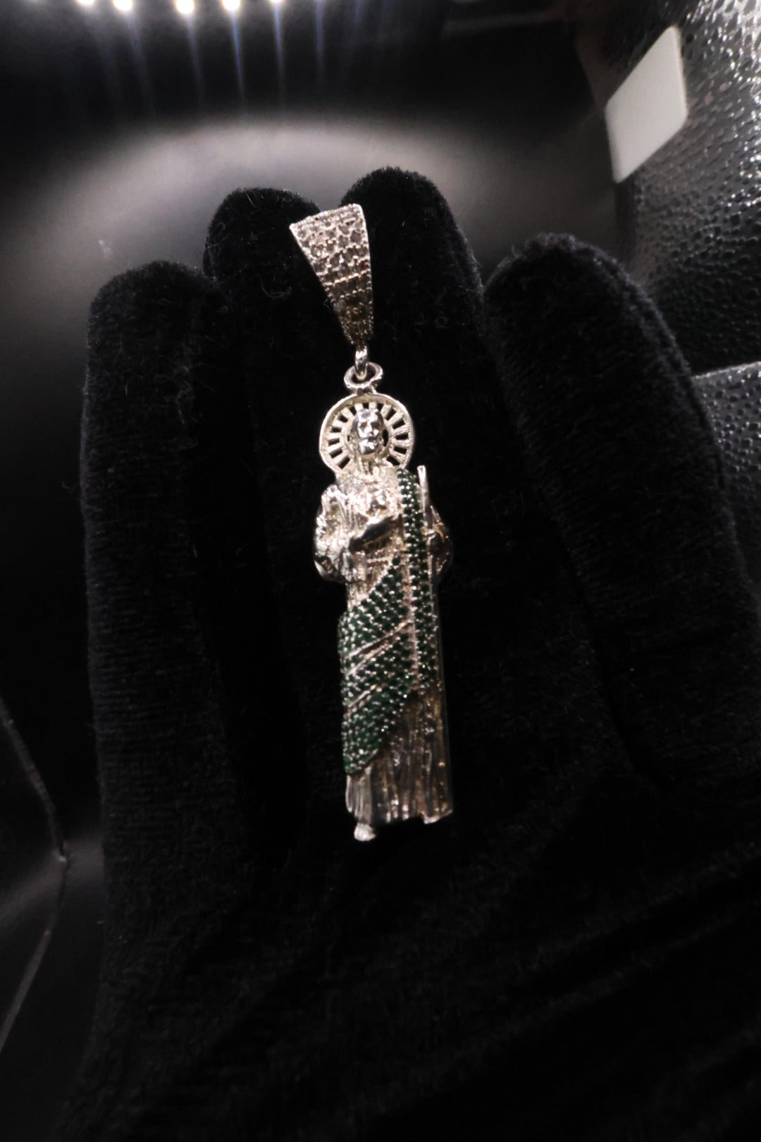 San judas pendant 925 silver