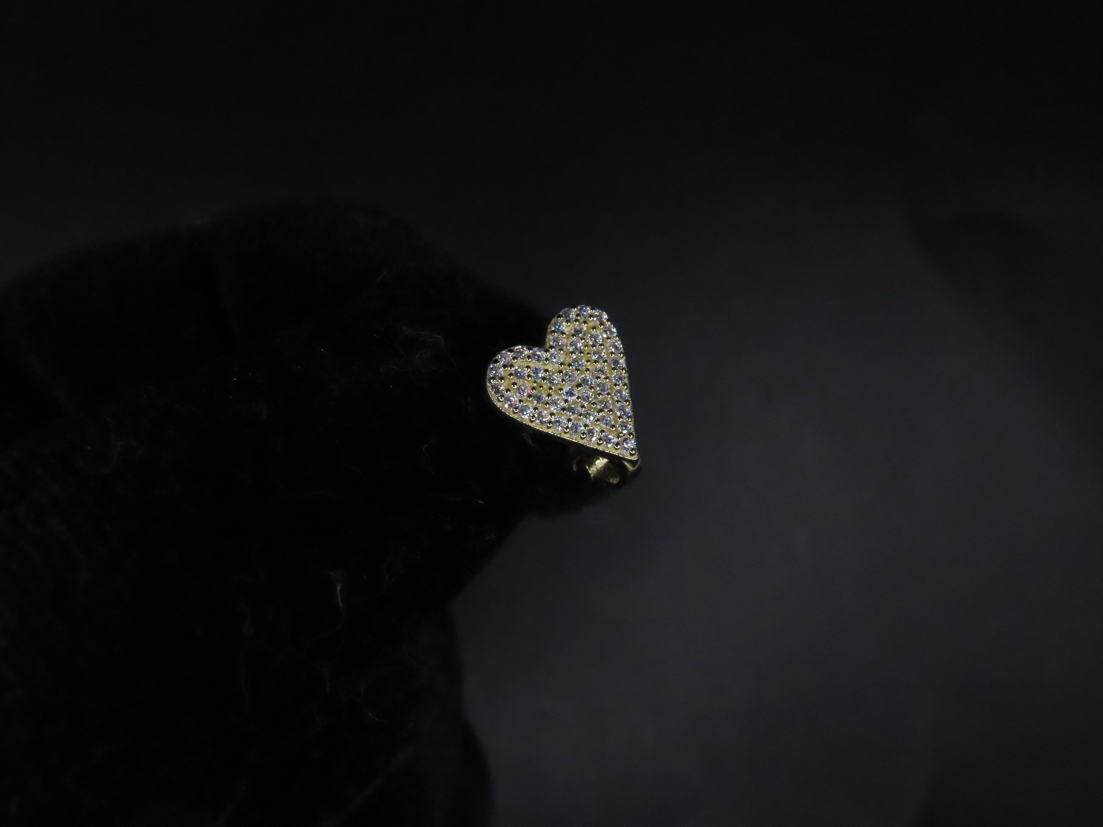 10k Gold Heart Earing (1.83g)