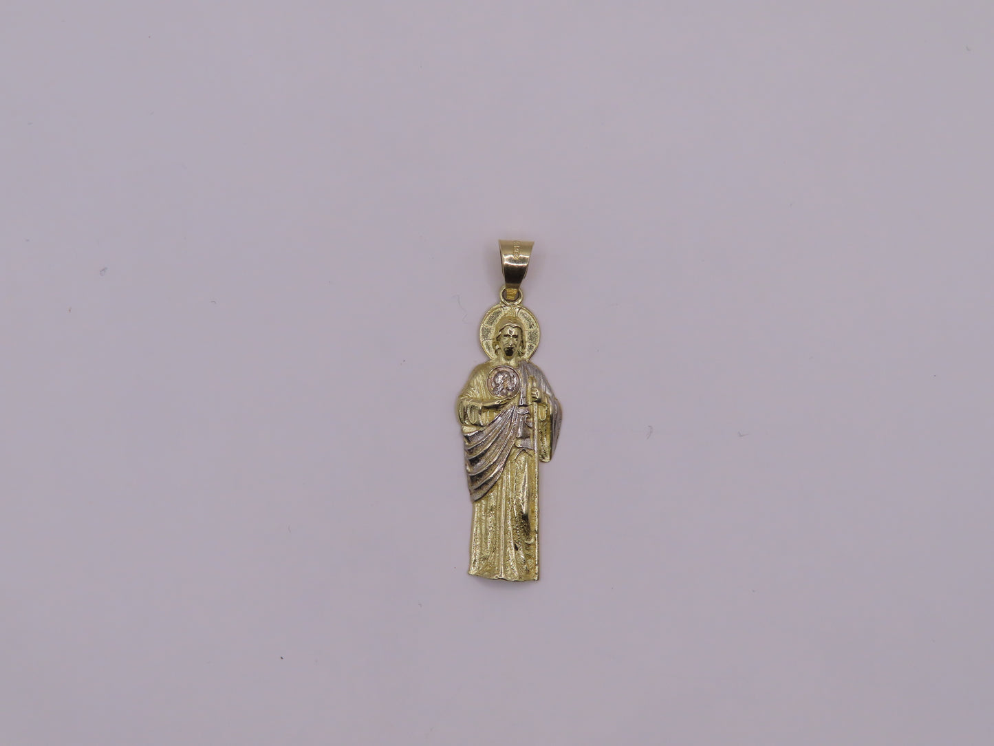 10k Gold San Judas 1.5in (4g)