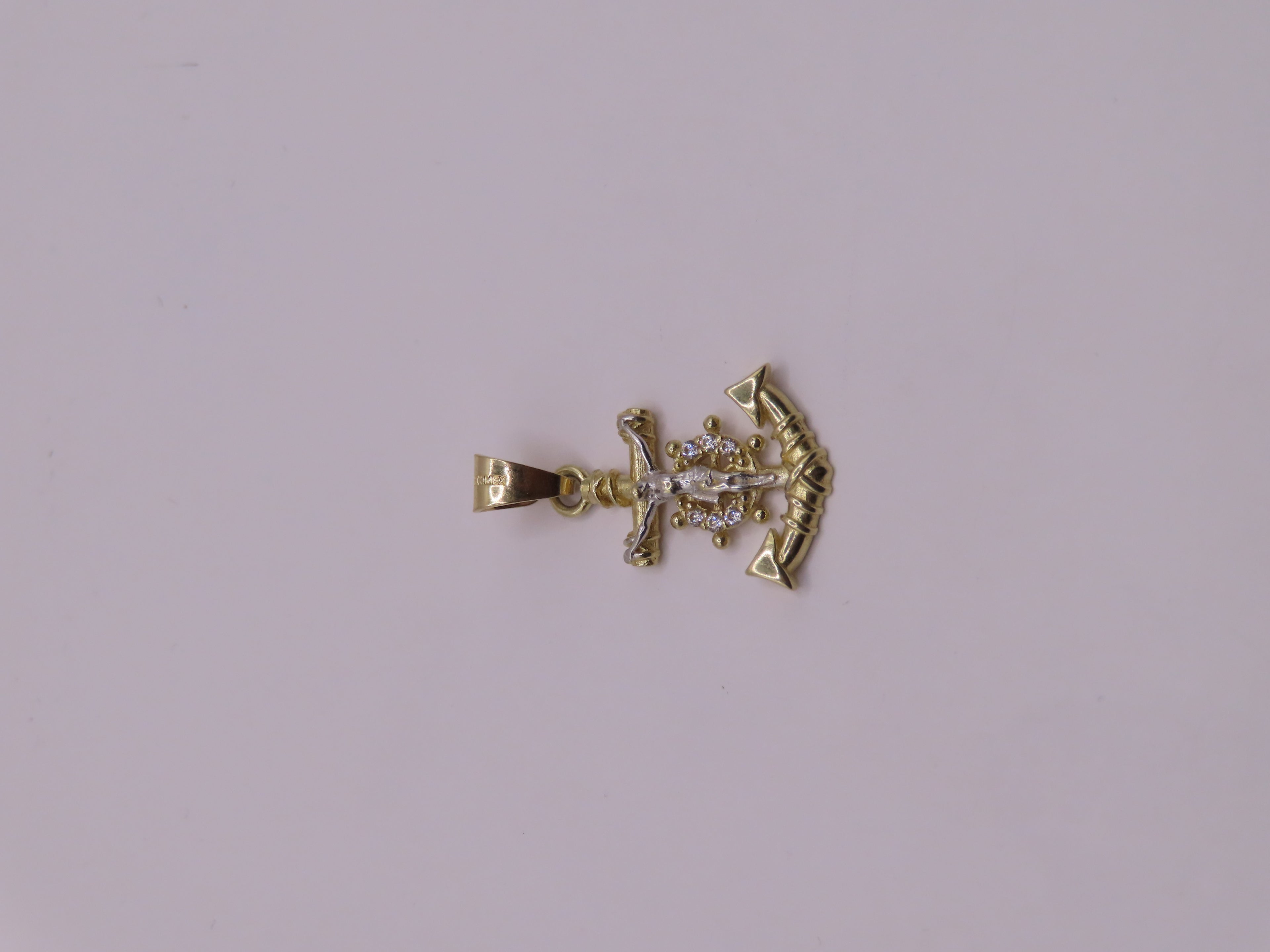 10k Gold mini anchor