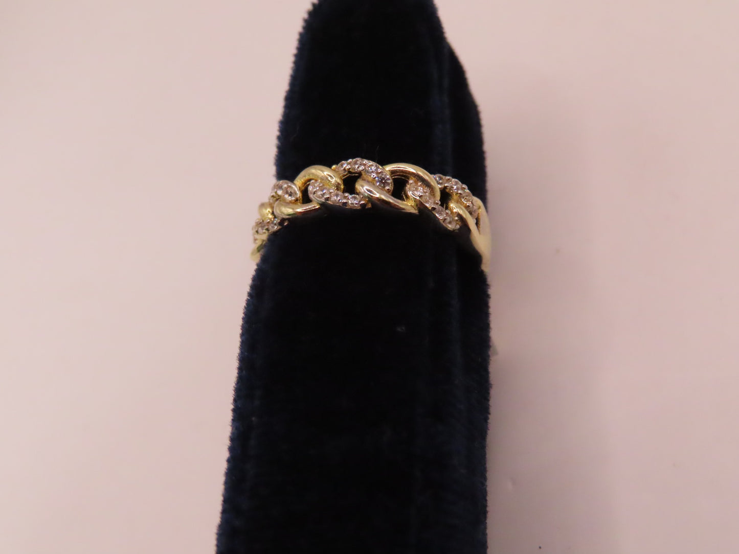 14k Gold Cuban Link Ring