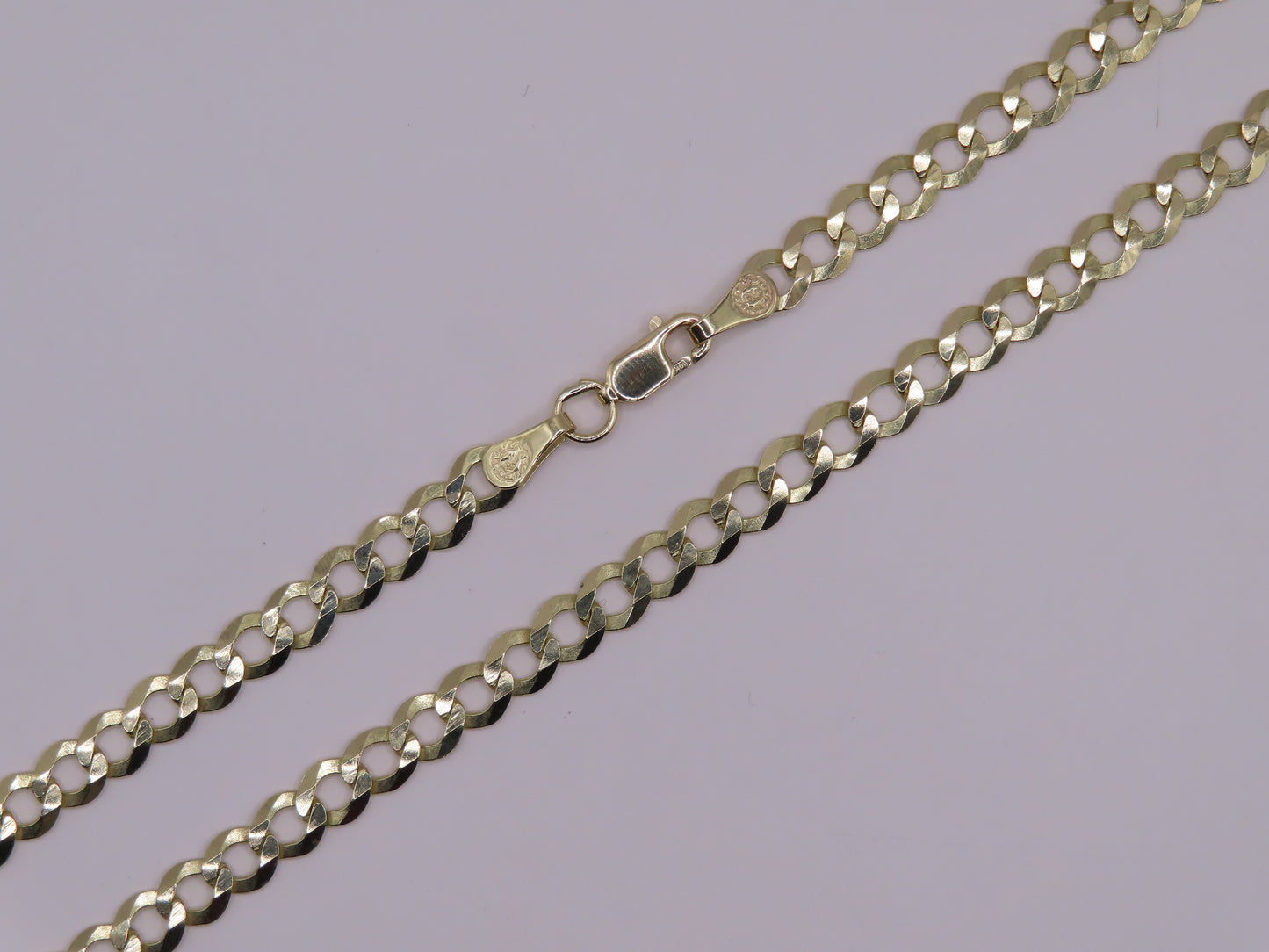 10k gold cuban link chain 24in/5mm (14.07)