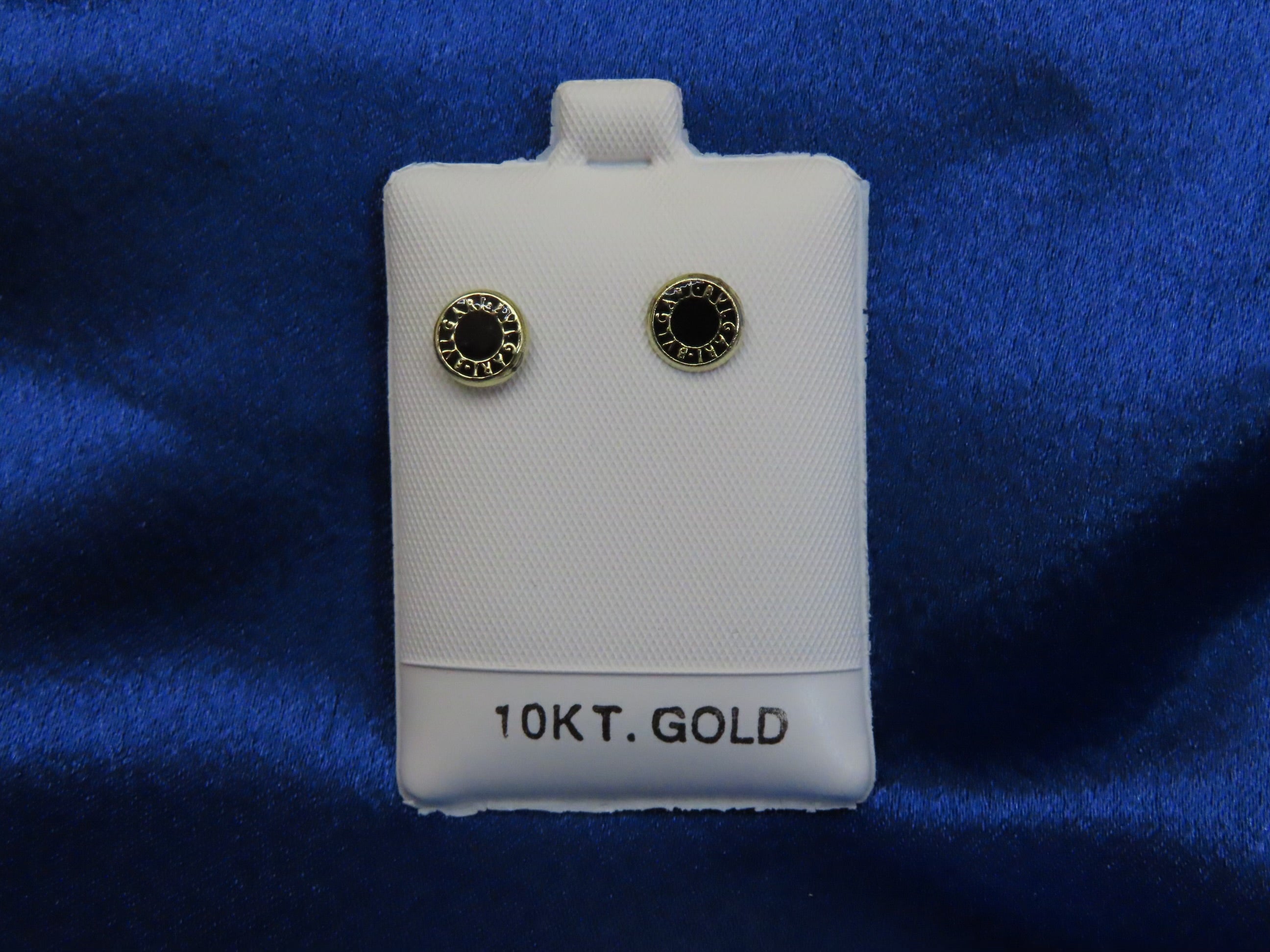 Mini Bul  10k gold stud earrings