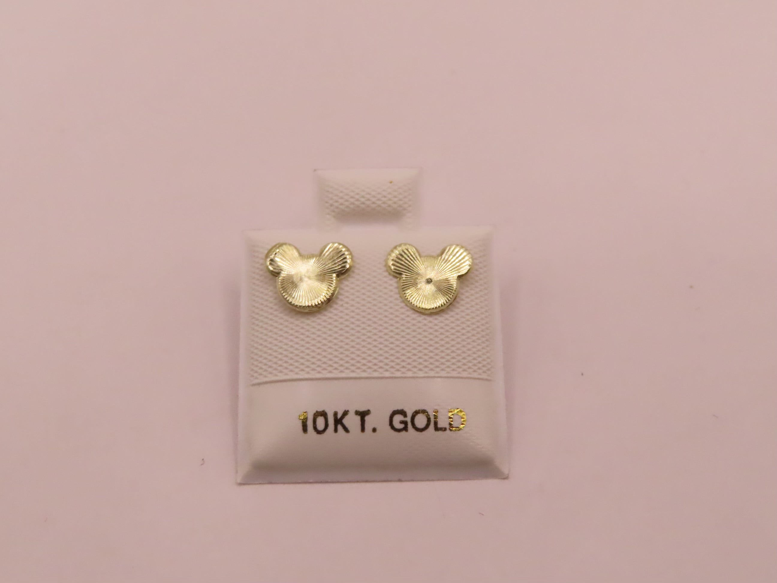 10k Gold Mickey earrings