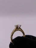 10k Gold Engagement Ring Sz 5