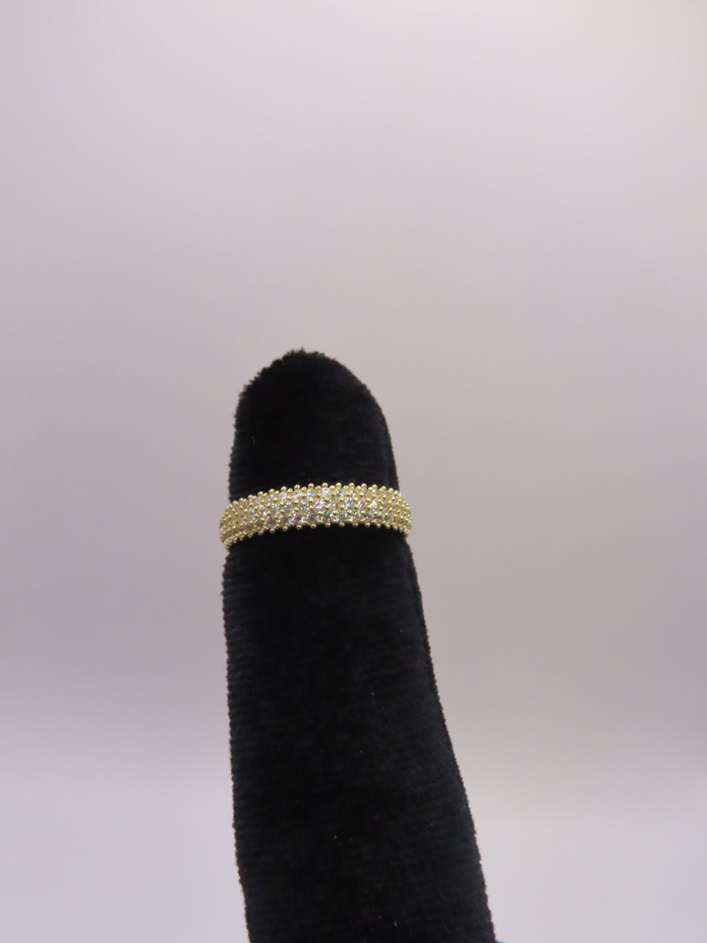 PAVE RING 10k gold