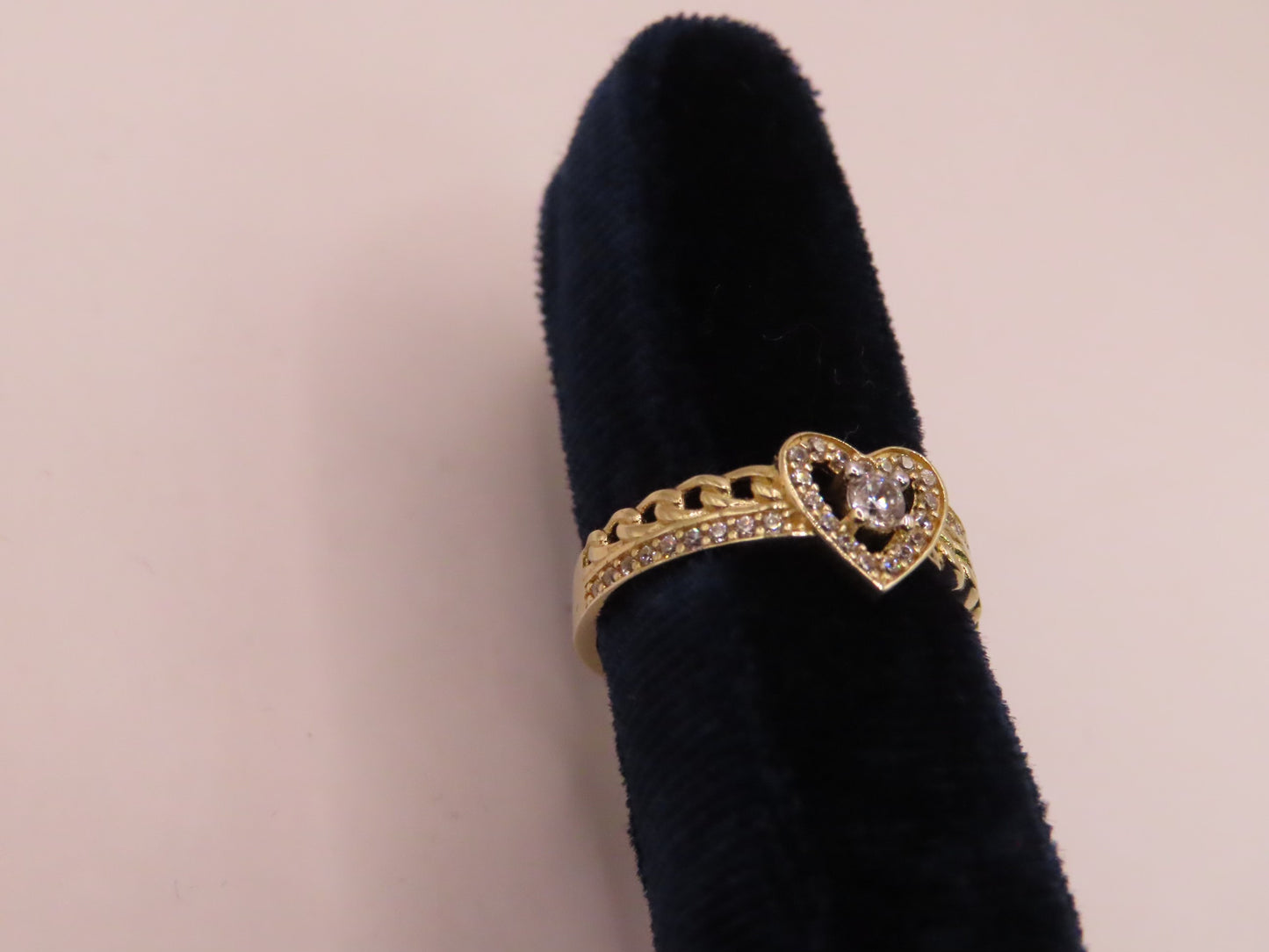14k Gold Heart Ring