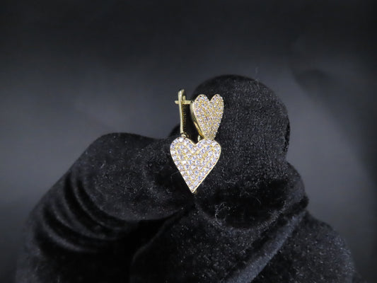10k Gold Heart Earing (1.83g)