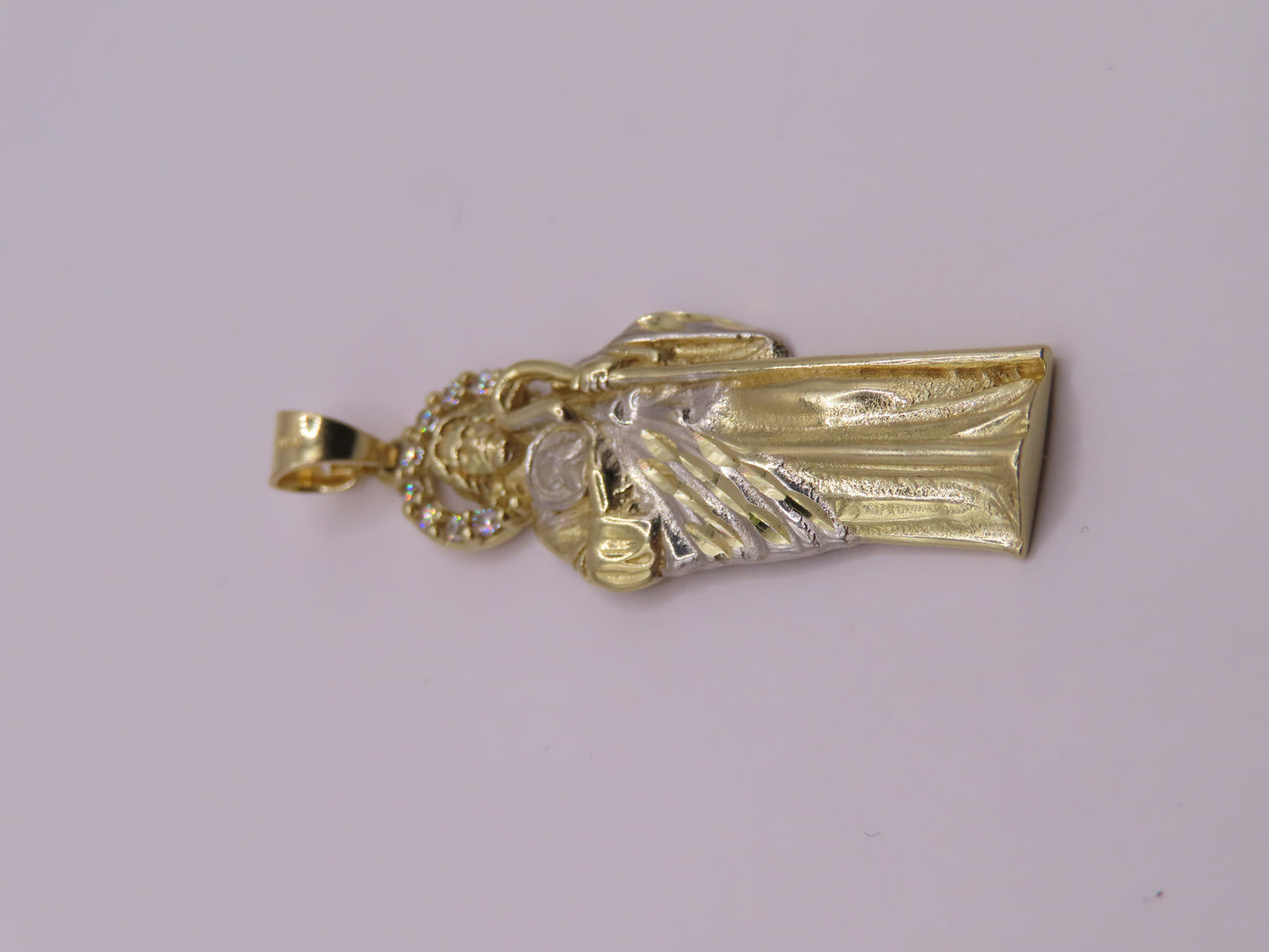 10k GOLD SAN Judas Pendant 1.5in  5g