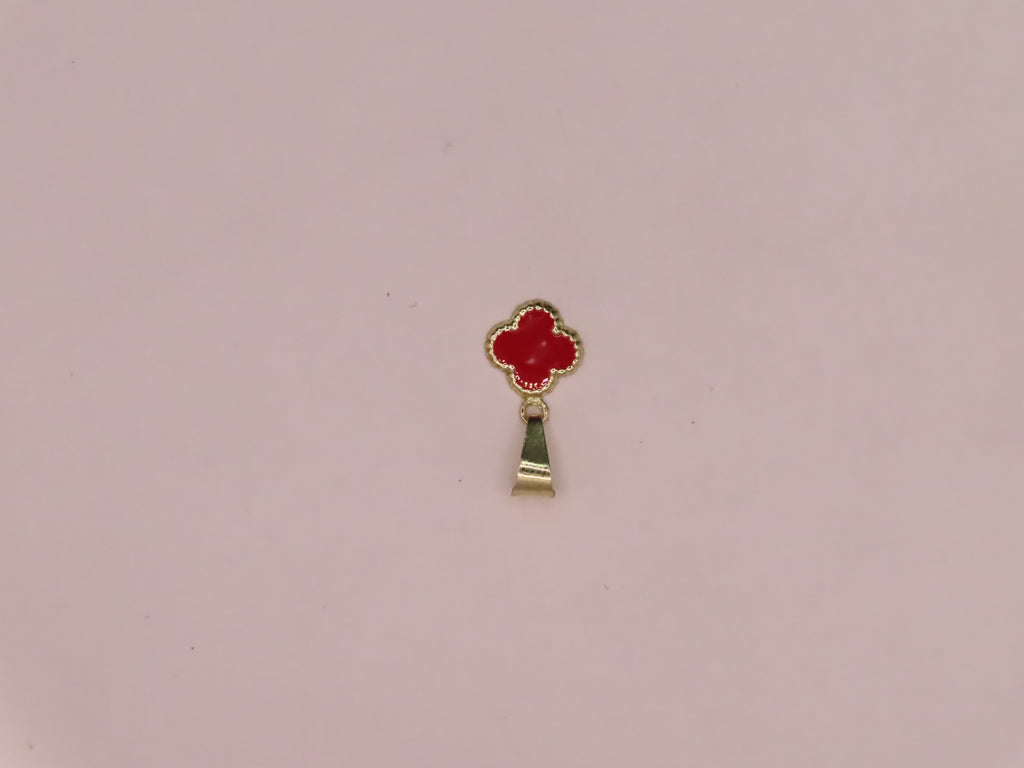 10k GOLD RED CLOVER