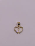 10k Gold Heart .7in  (.78g )
