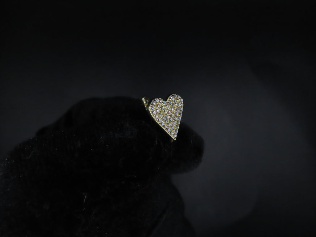 10k Gold Heart Earing (1.83g)