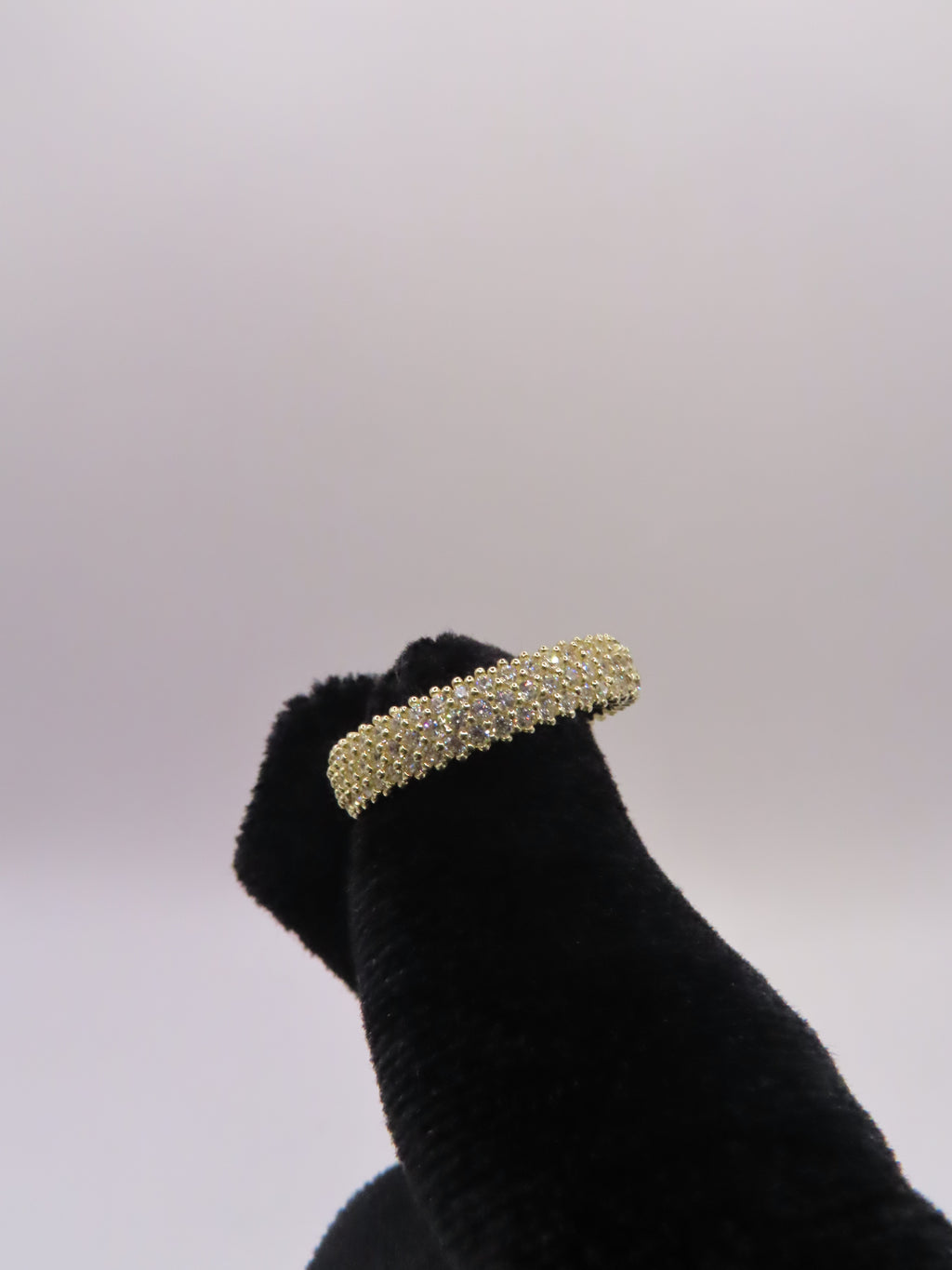 PAVE RING 10k gold