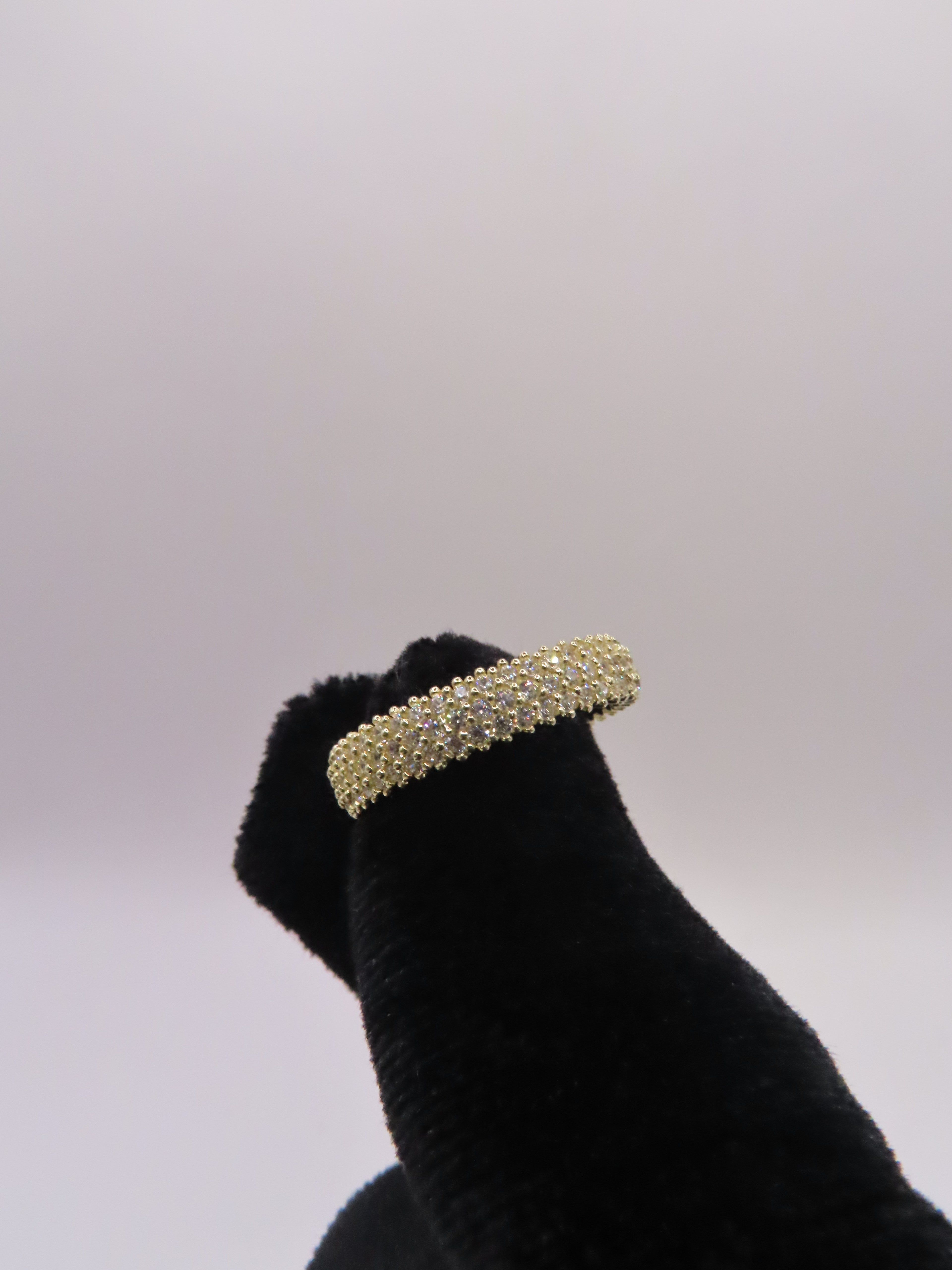 PAVE RING 10k gold