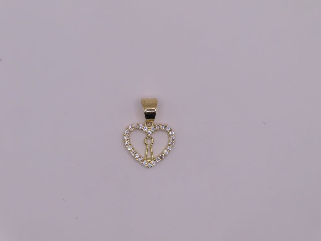 10k Gold Heart .7in  (.78g )