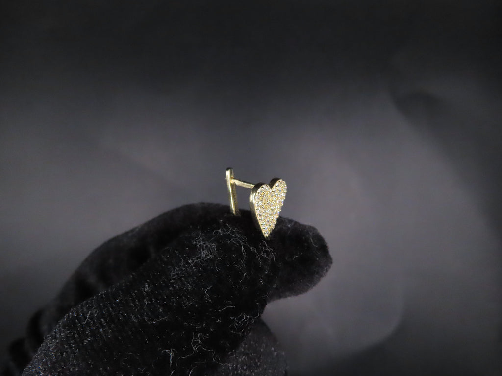 10k Gold Heart Earing (1.83g)