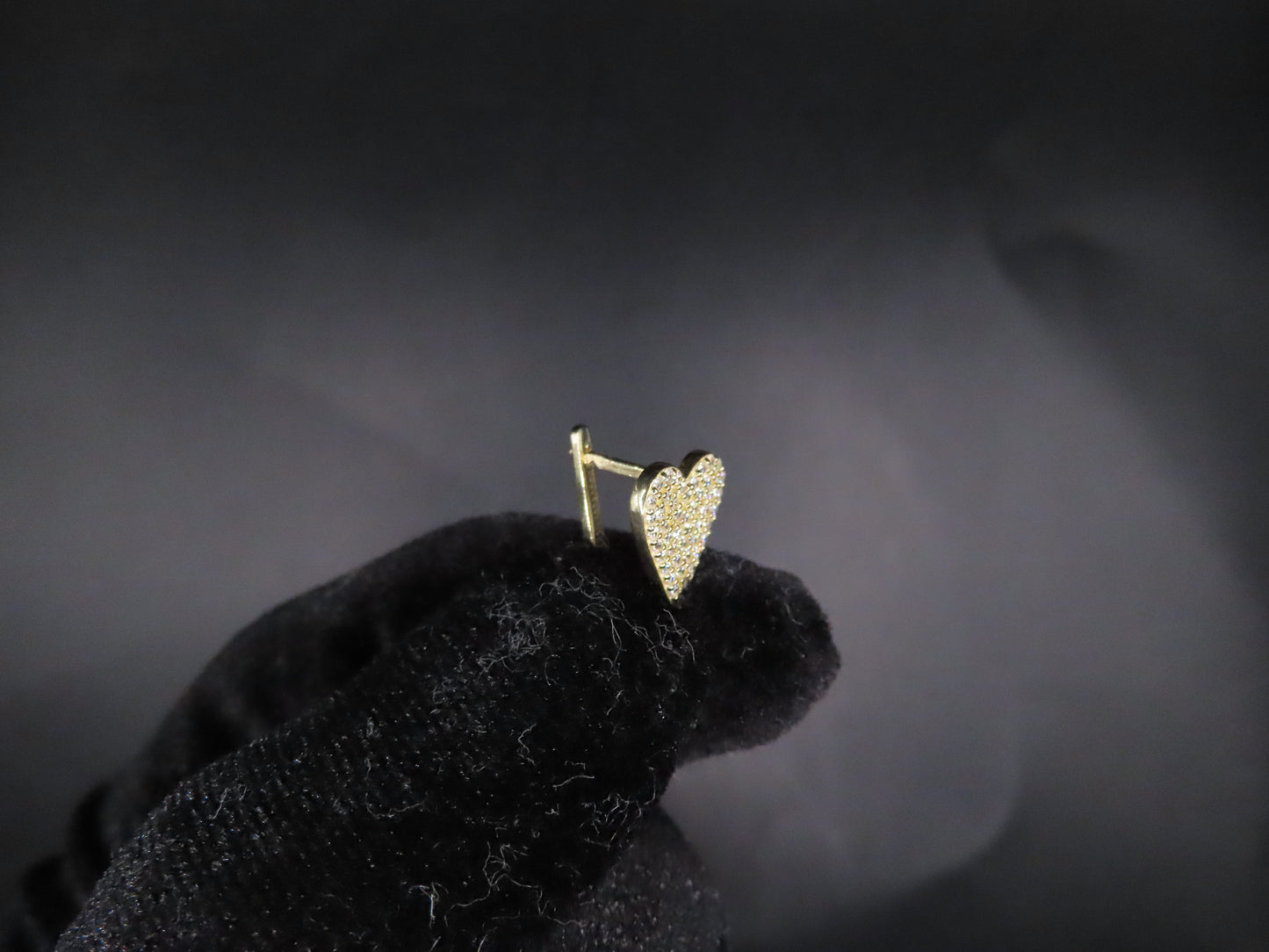 10k Gold Heart Earing (1.83g)