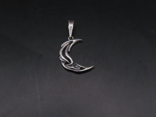 925 silver moon pendant