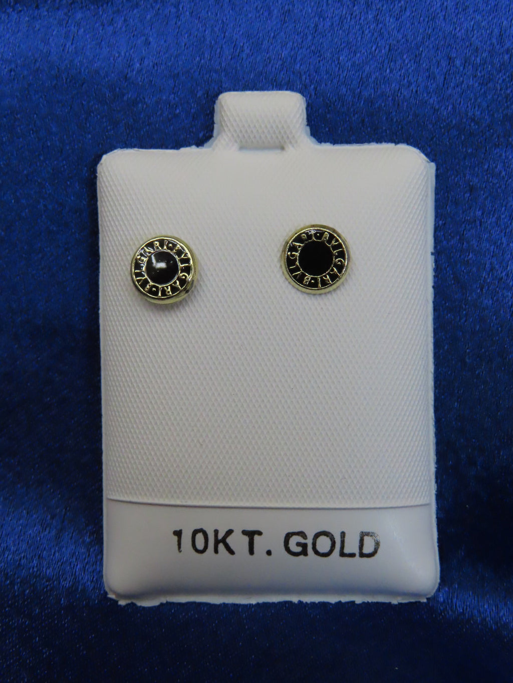 Mini Bul  10k gold stud earrings