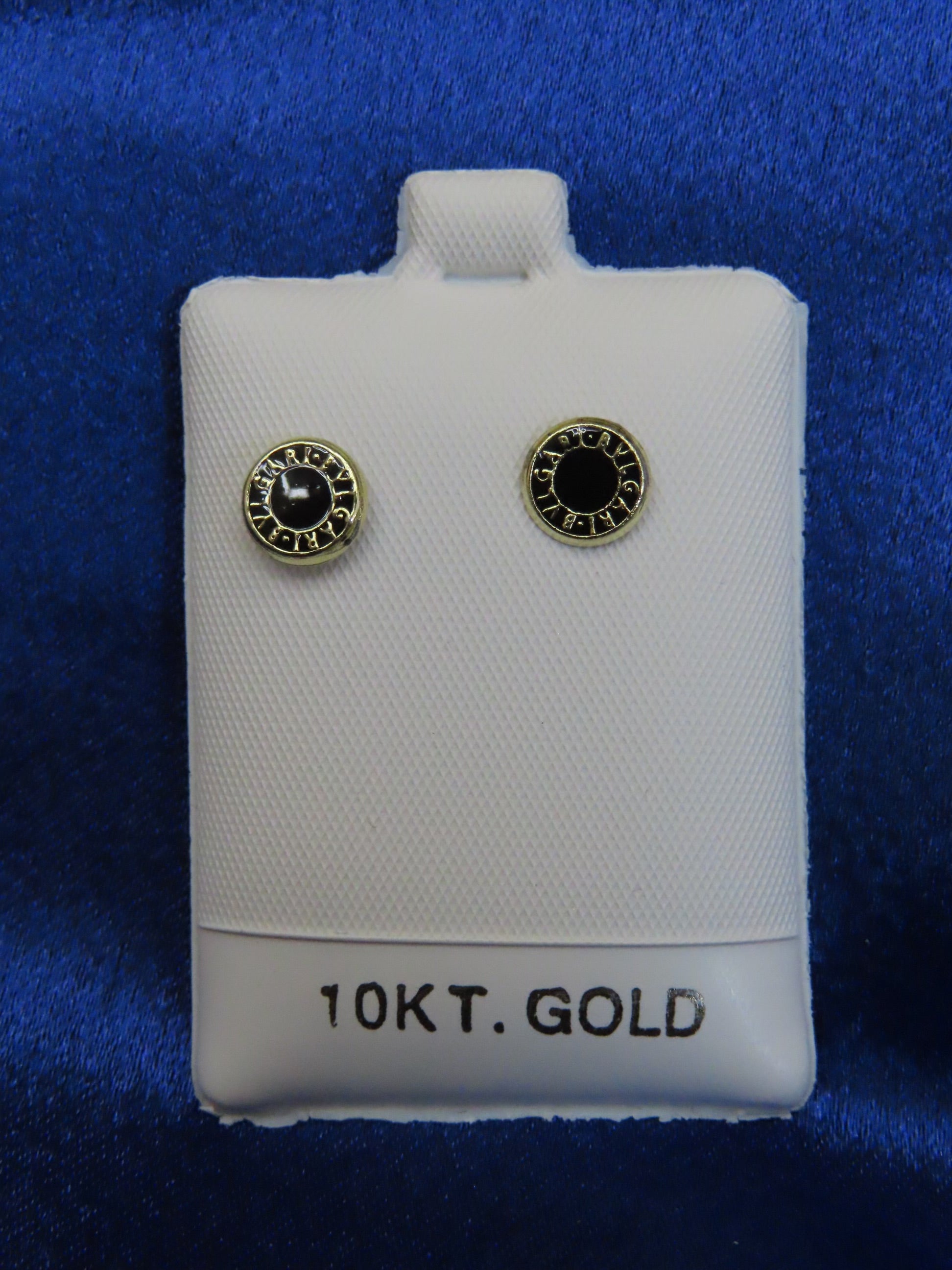 Mini Bul  10k gold stud earrings