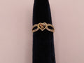 14 Gold Heart Ring ( Yellow, Rose, White)