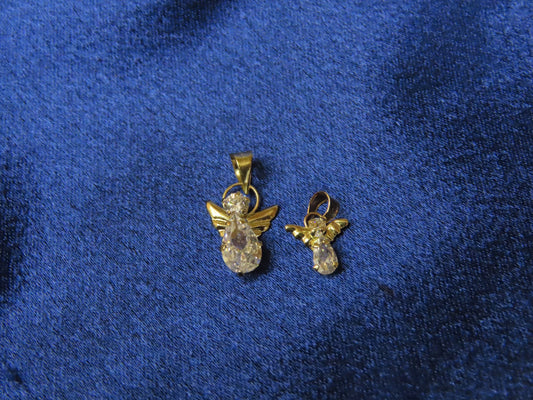 Angel 10k gold penant