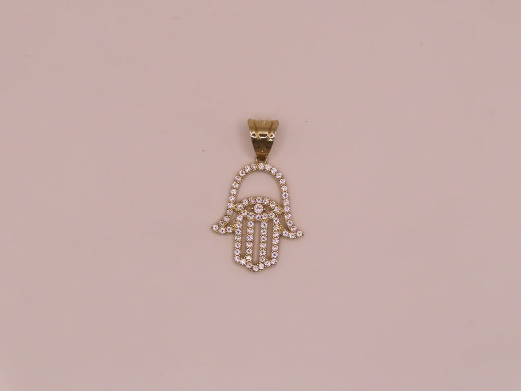 14k Gold Hamsa hand