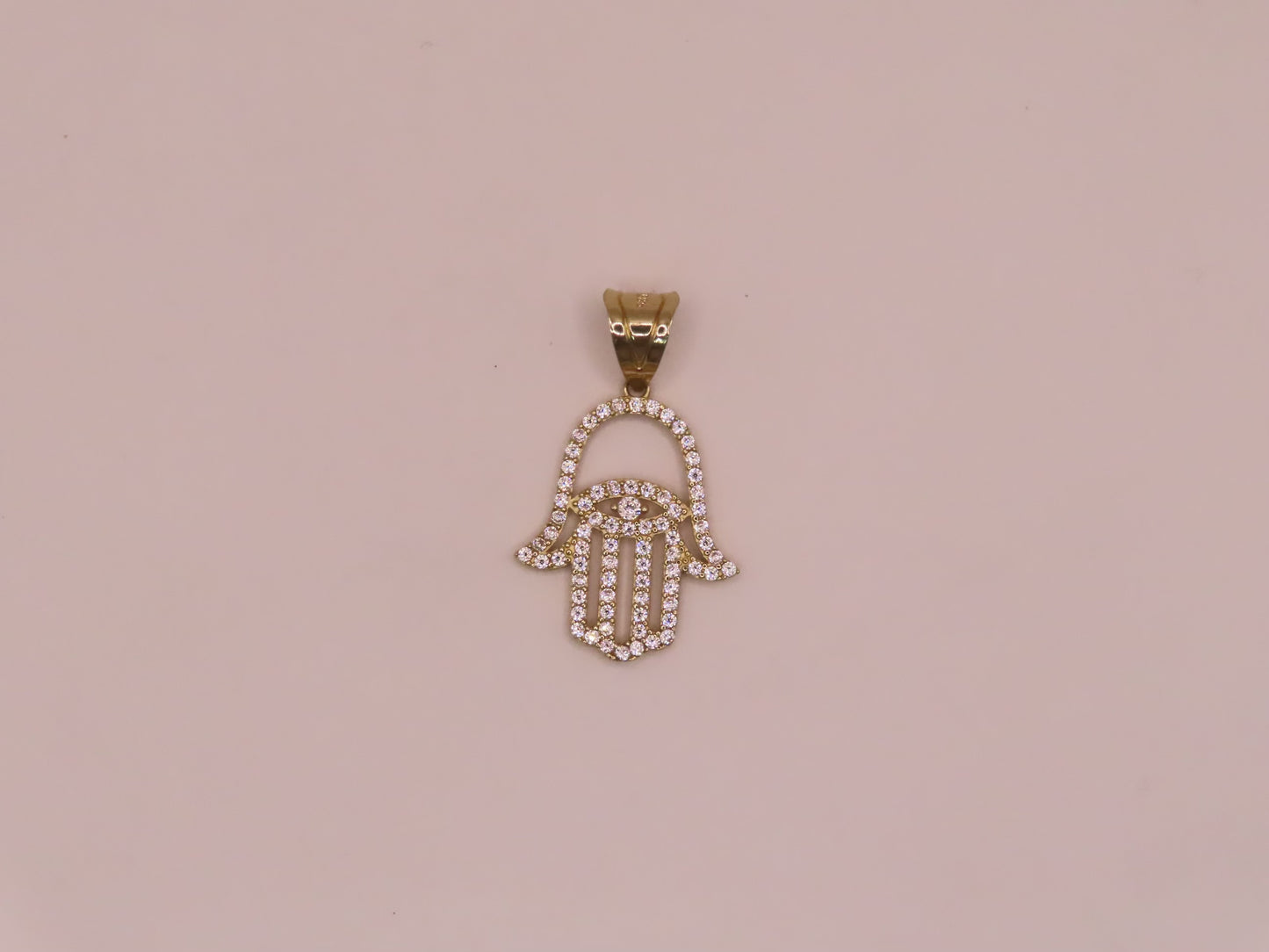 14k Gold Hamsa hand