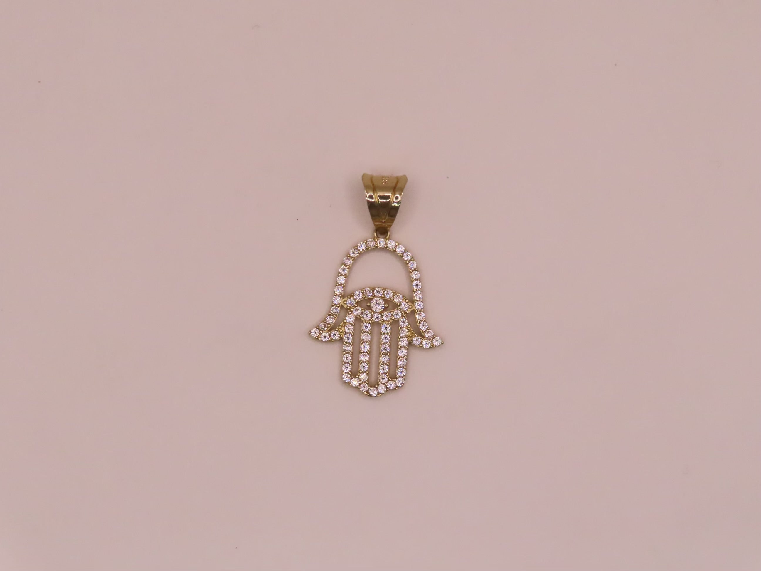 14k Gold Hamsa hand