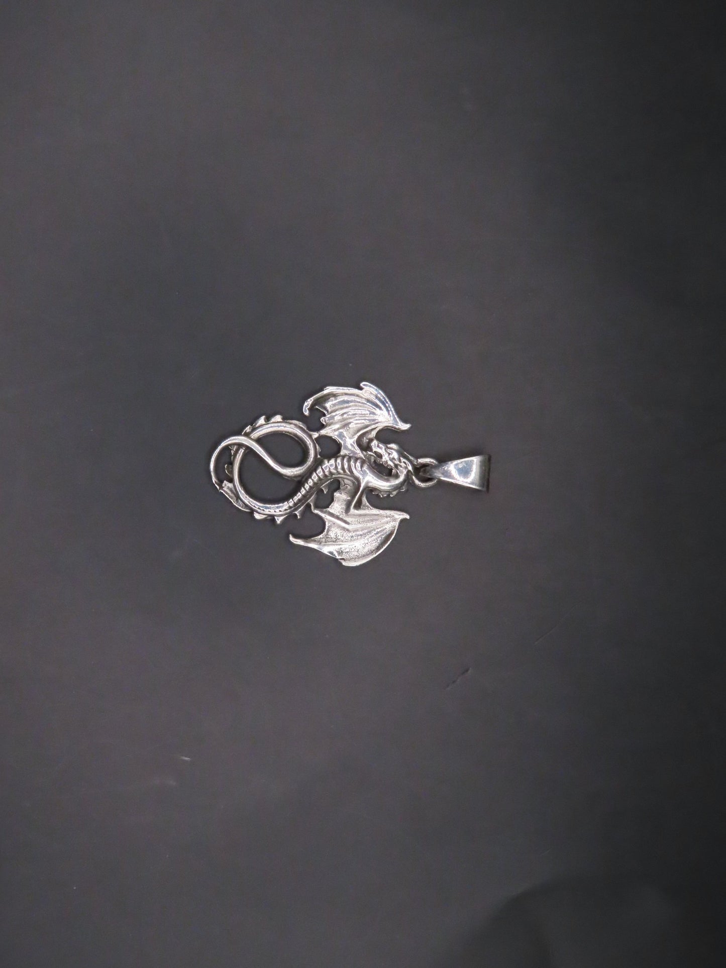 925 silver dragon pendant