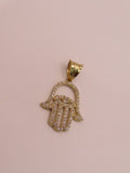 14k Gold Hamsa hand