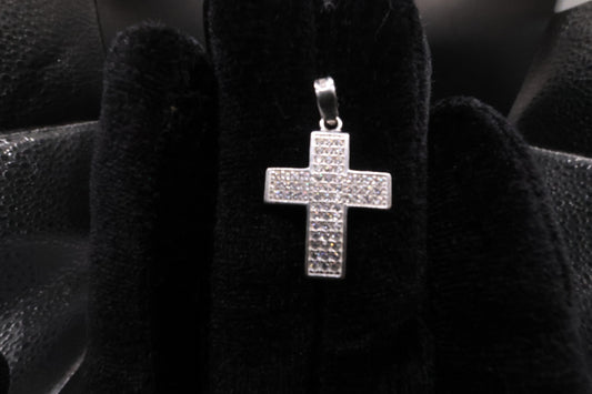 Cross pendant 925 silver