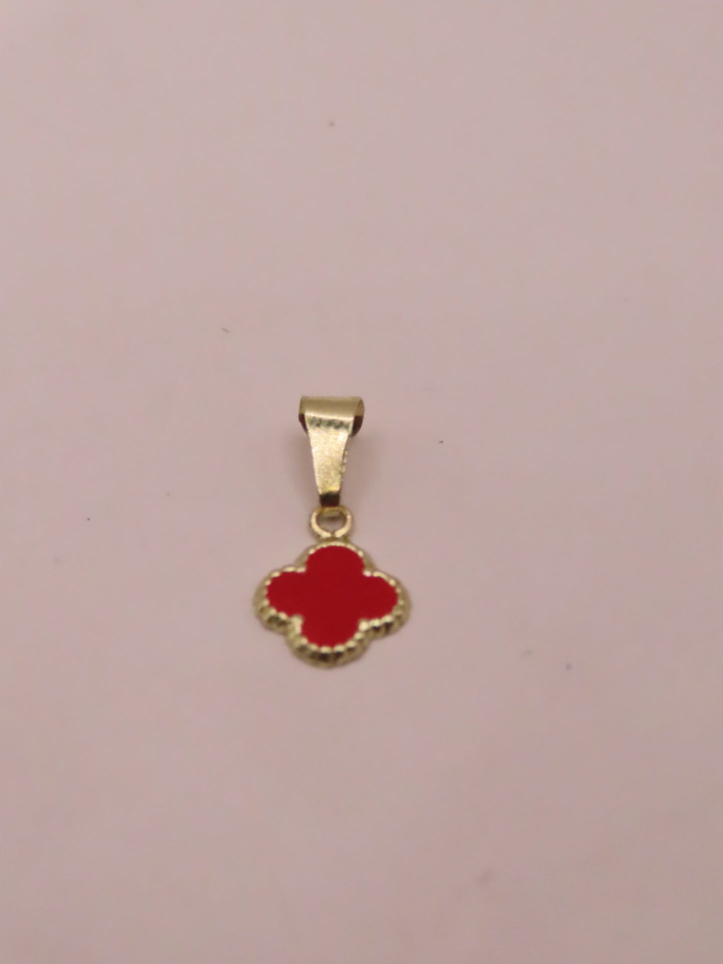 10k GOLD RED CLOVER