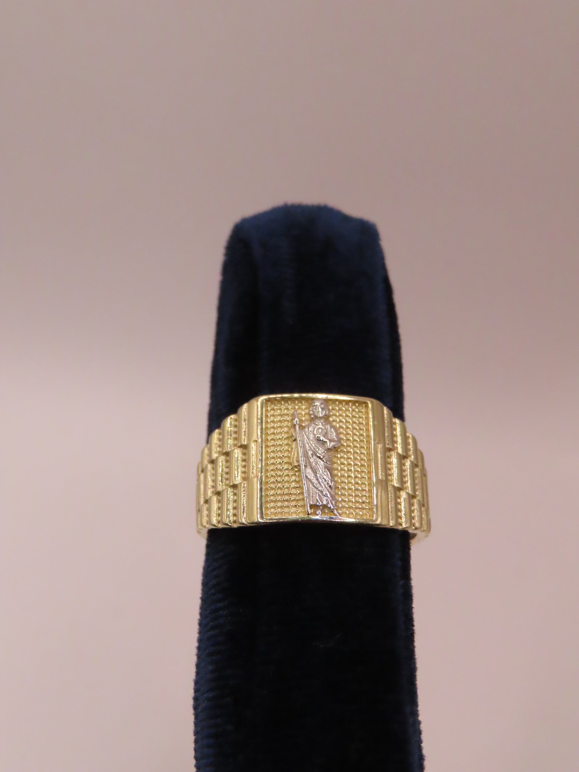 14k Gold San Judas Ring