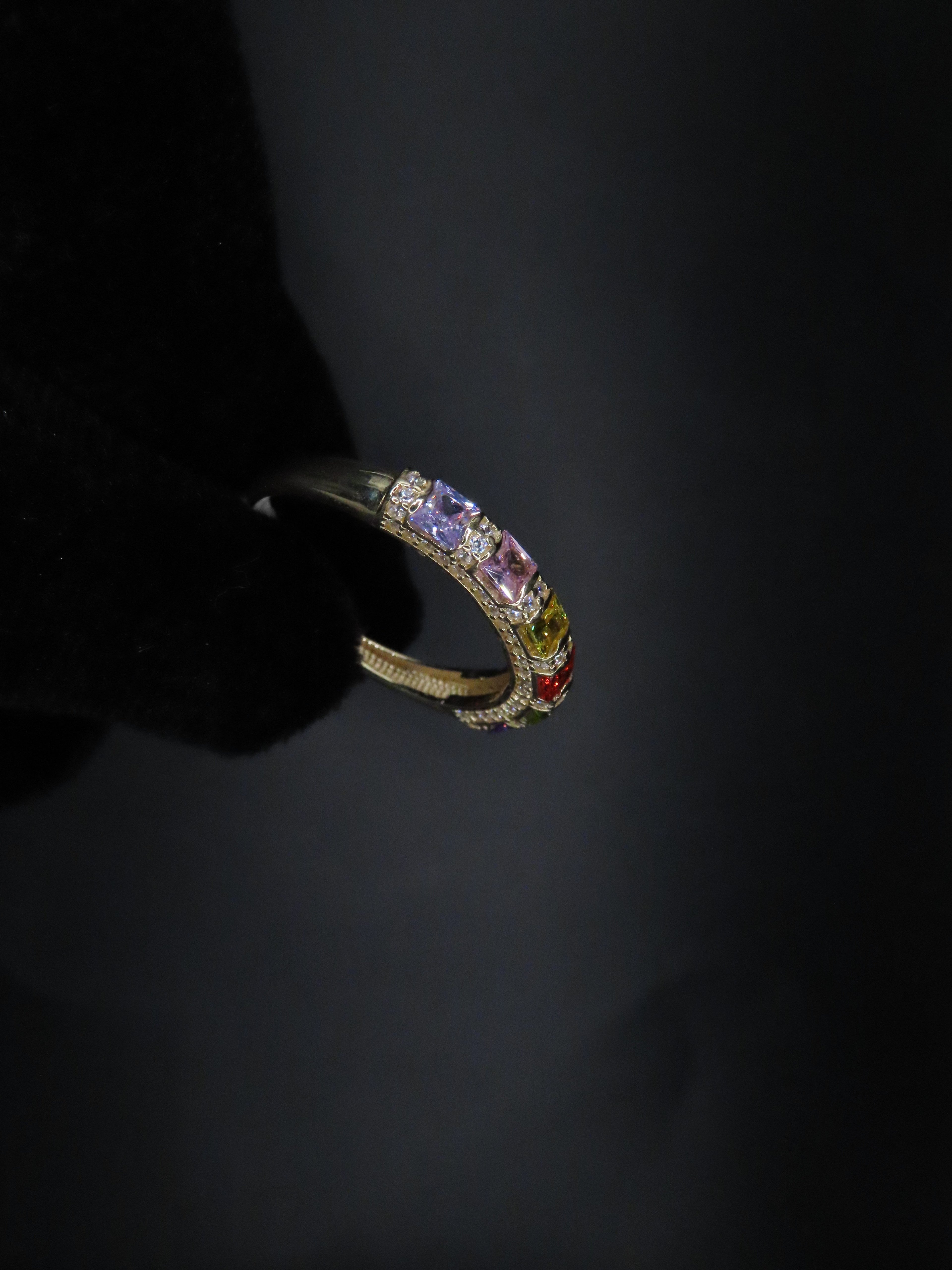 10k Gold rainbow ring