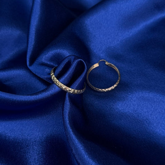 10k gold hoops