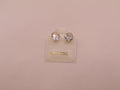 10k Gold medium zirconia earrings