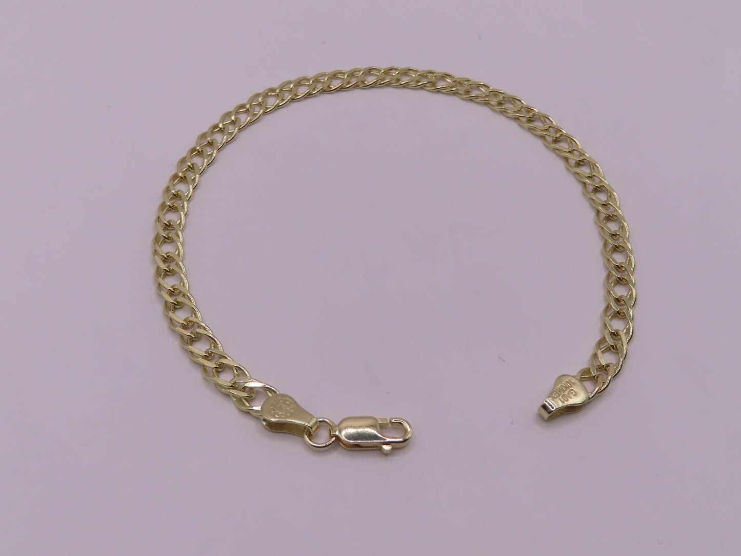 10k gold Rambo bracelet 7in/4mm